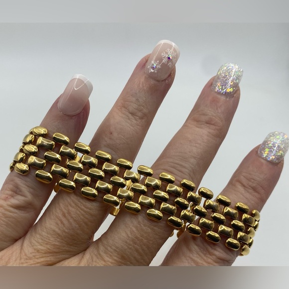 Napier Watch Band Bracelet (Susan Caplan Rediscovered) 1980’s - Picture 8 of 12